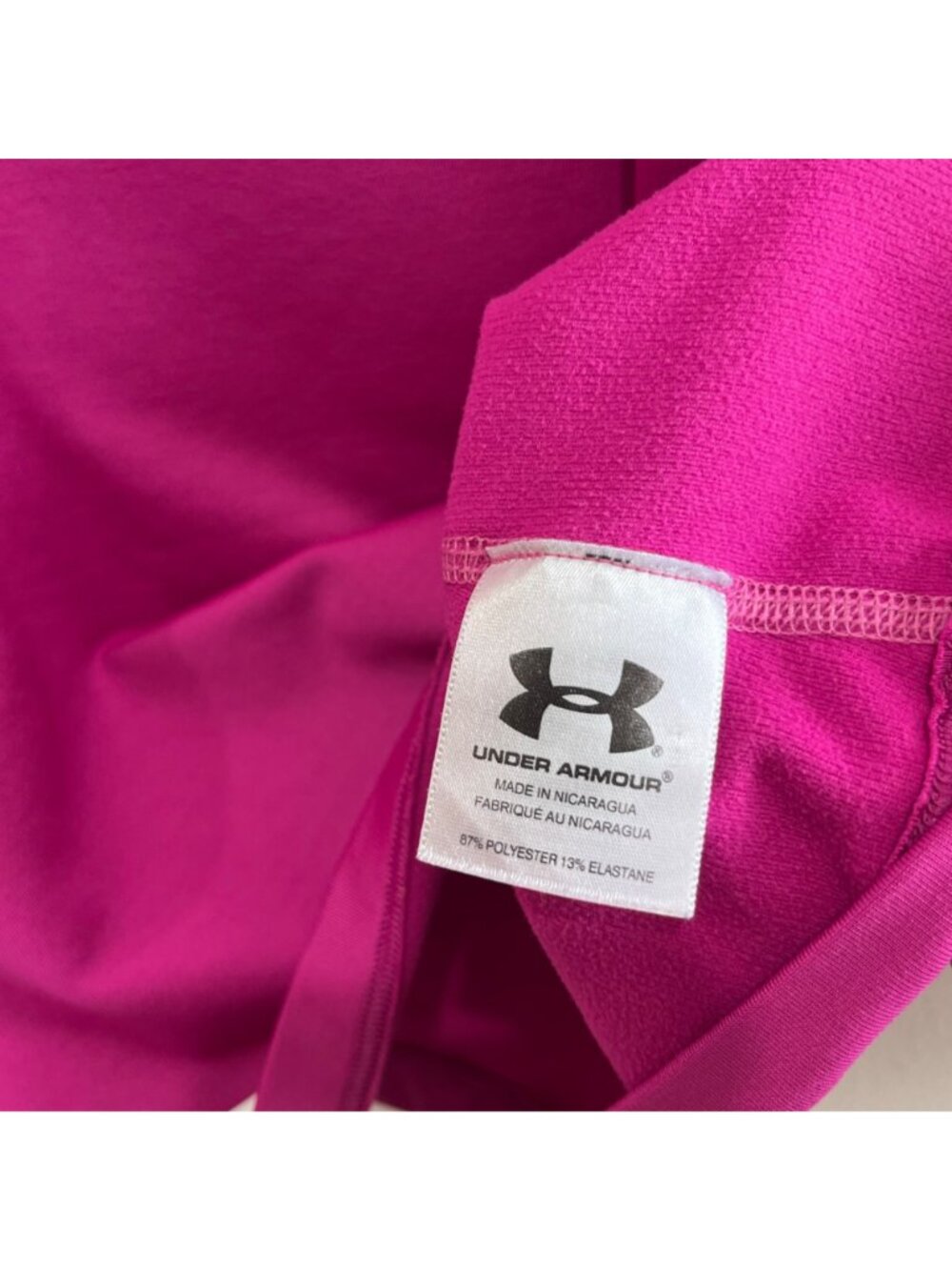 Under Armour Coldgear Mock Neck Fitted Compression Shirt Womens S Pink - Picture 5 of 8